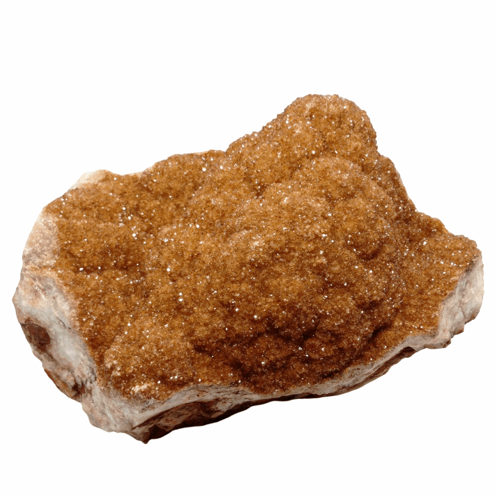 Bloc-citrine-cristallisée