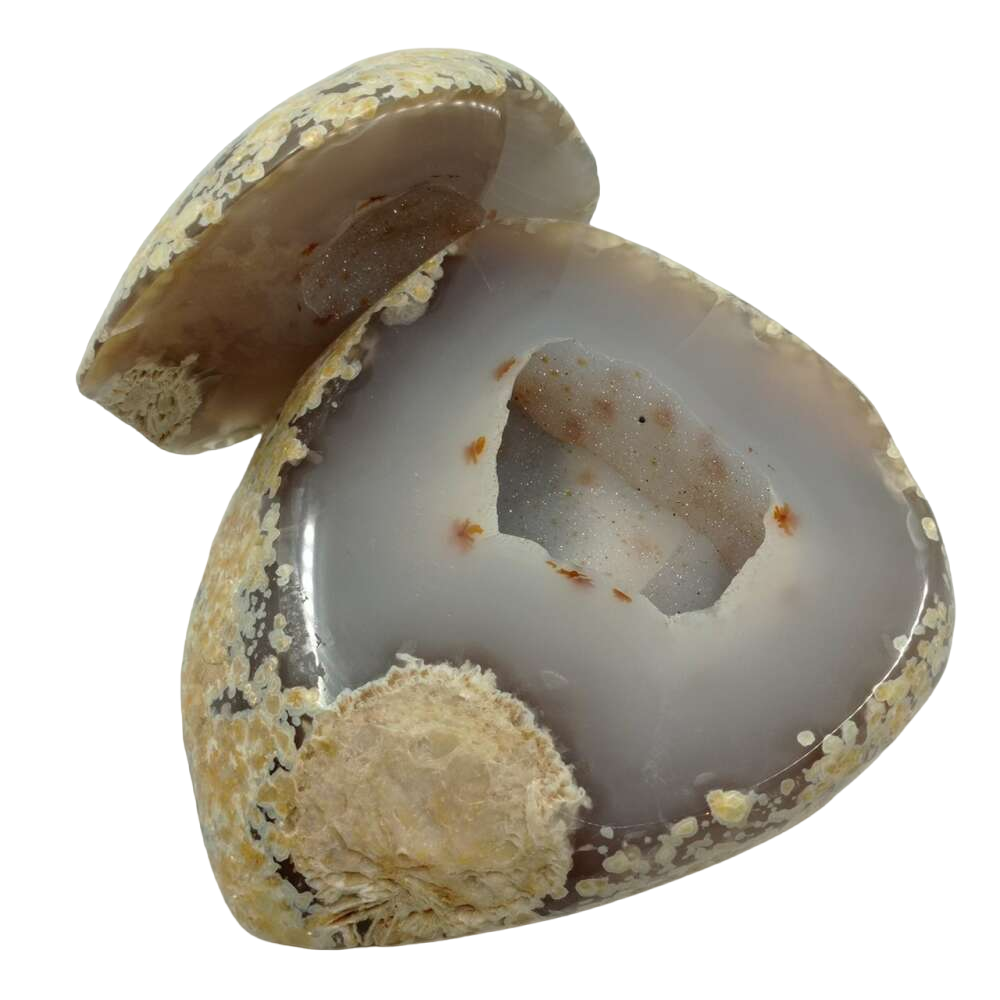 Géode-complète-agate-cristallisée
